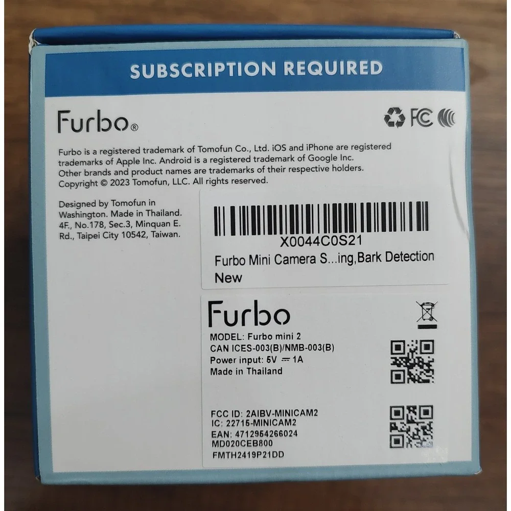 Furbo Mini Dog Camera New A3